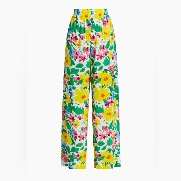 NWT SWF Floral Straight Leg Pants Xs - Picture 2 of 4